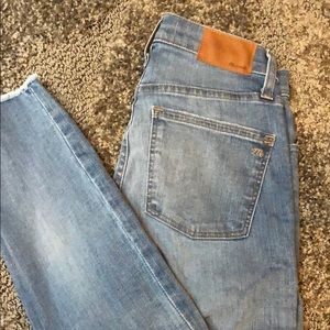 NEW | Madewell 9” HighRise Skinny, light wash, 25S